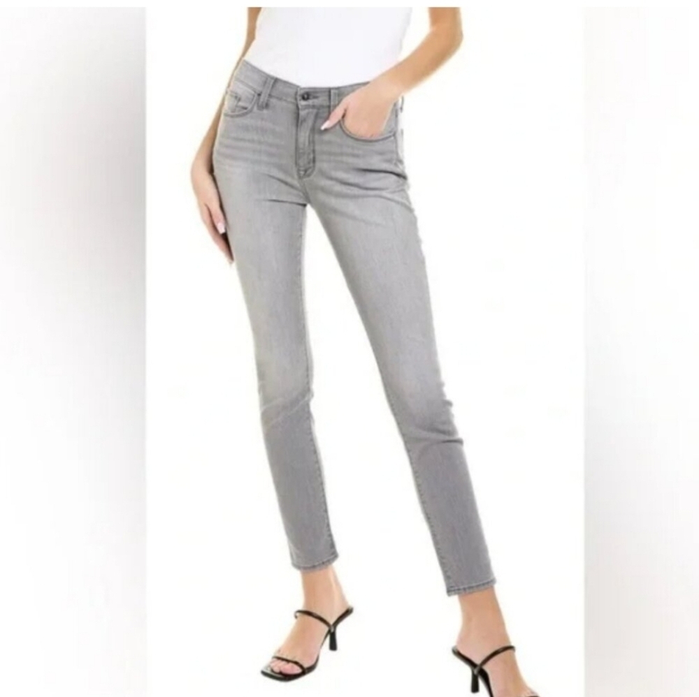 NWT Hudson Jeans Blair Set High-Rise Skinny Ankle Gray Denim - Size 29
